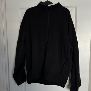 Lululemon Athletica Black Fleece Quarter-Zip